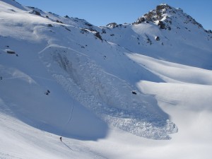 Avalanche slide